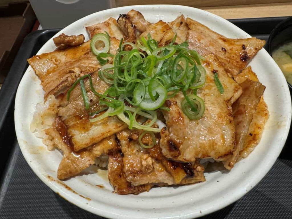 炙り十勝豚丼　松屋