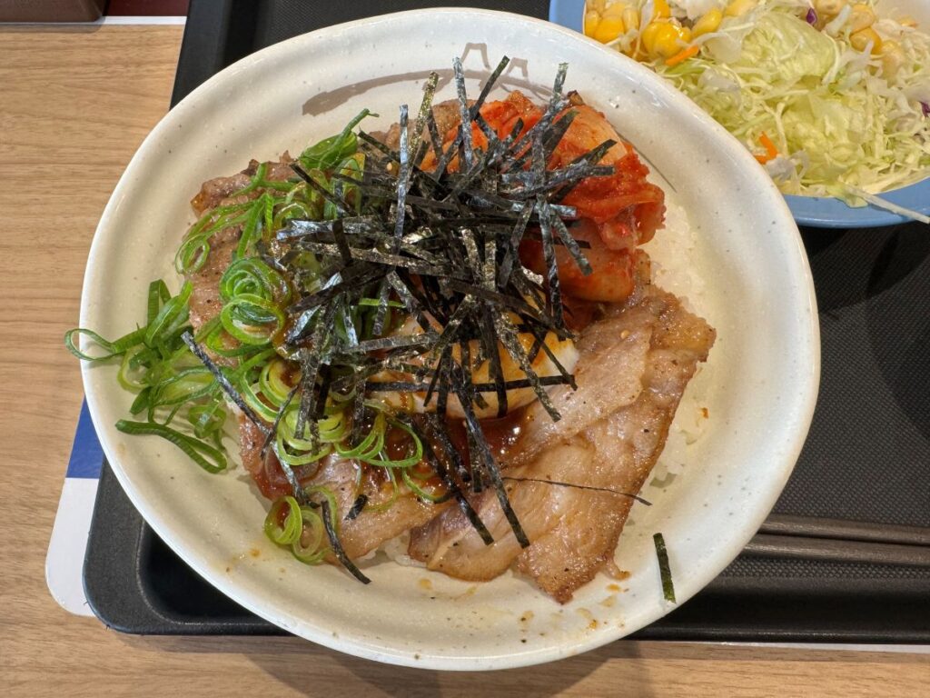 松屋牛焼ビビン丼