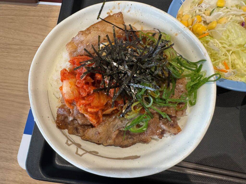 松屋牛焼ビビン丼