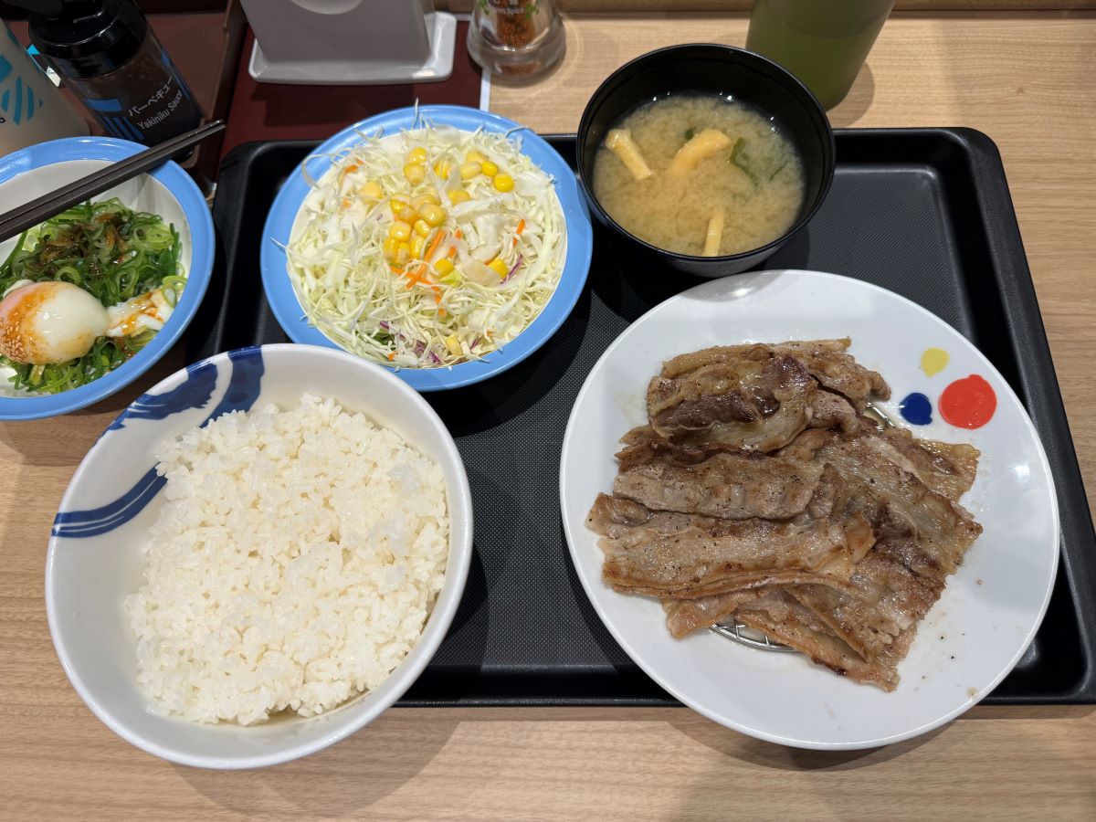 牛焼肉ダブル定食