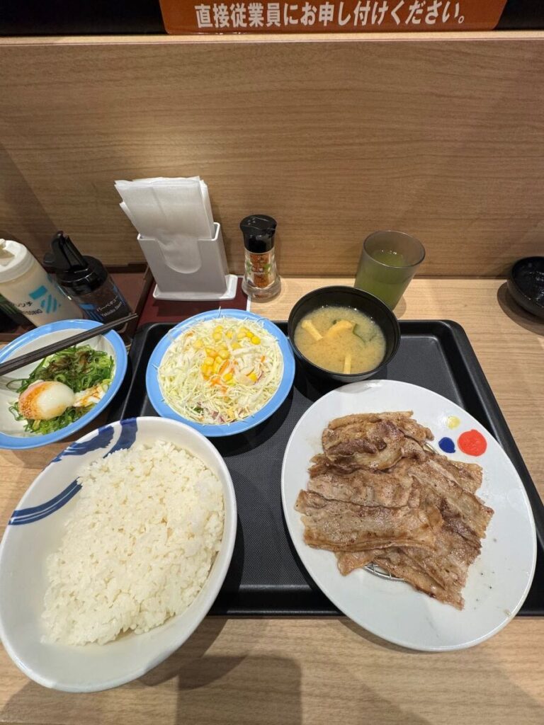 牛焼肉ダブル定食（プレーン）