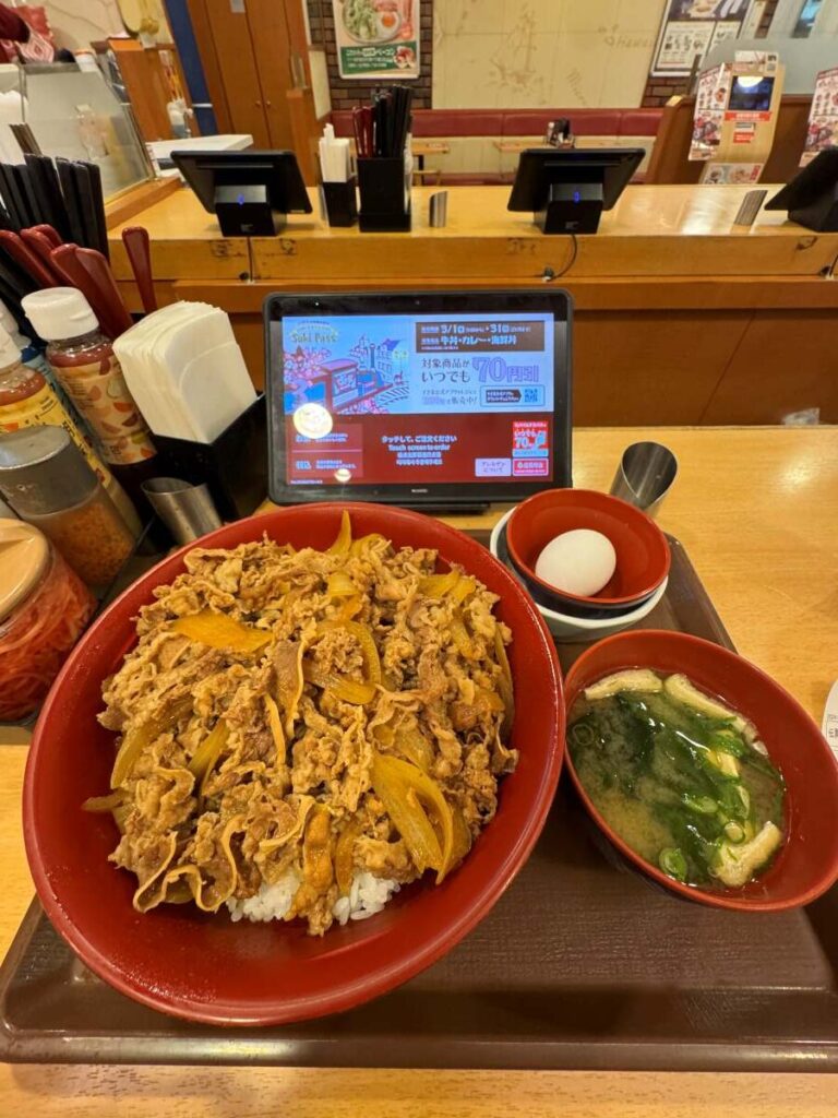 すき家牛丼メガサイズ