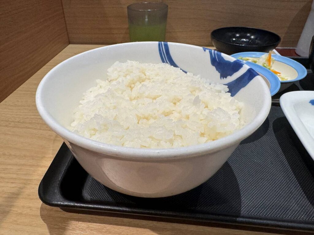 松屋白ご飯
