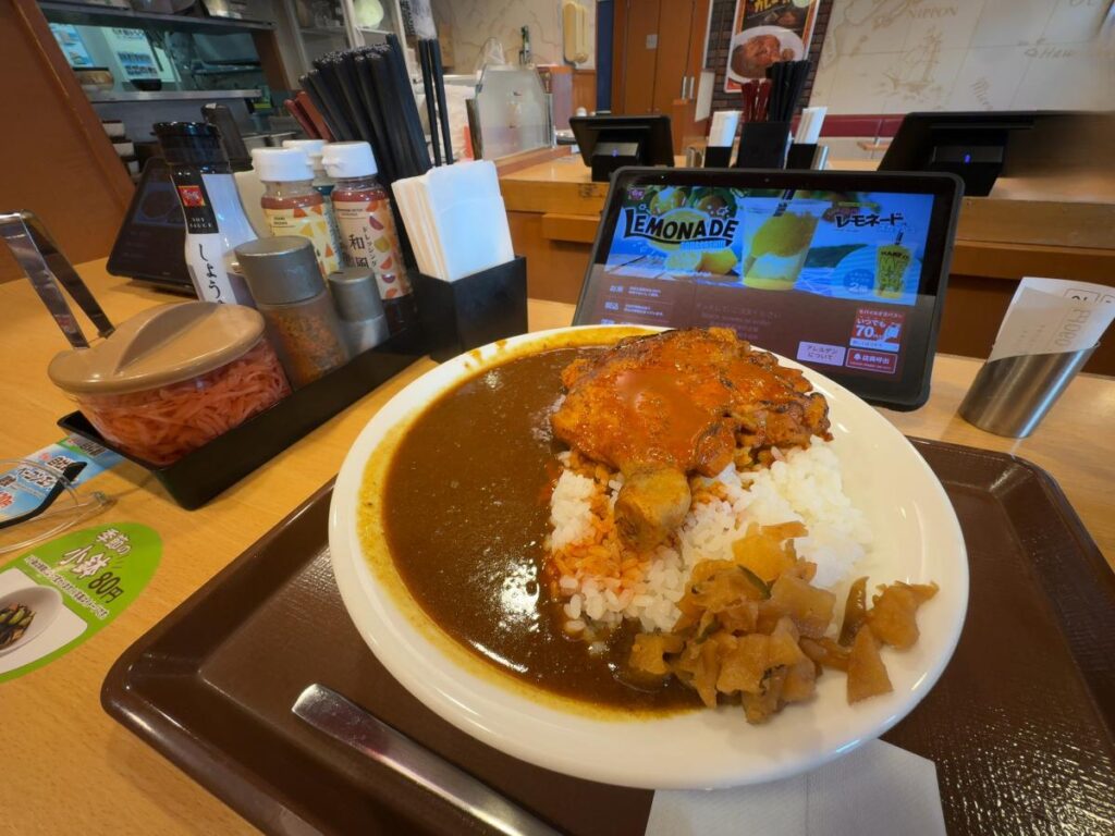 タンドリーチキンカレー　すき家
